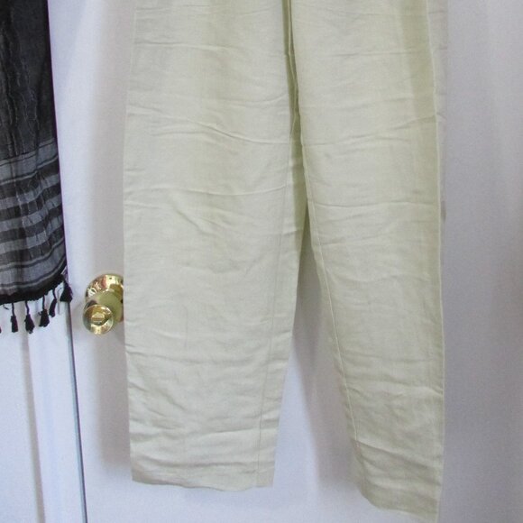 H&M Trousers || Linen-blend Dress Pants - Picture 3 of 5